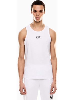 Ea7 Beyaz Erkek Atlet Traın Core Id Tank