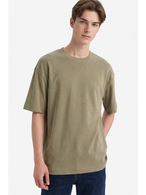 DeFacto Premium Boxy Fit Tişört F9561AX26SP