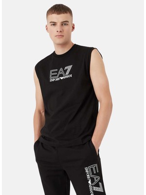 Ea7 Siyah Erkek Atlet Traın Vısıbılıty Tank