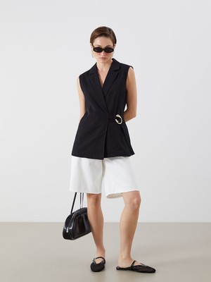 Lc Waikiki Yeni Sezon Bermuda Fit Kadın Jean Şort