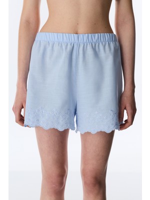 Penti Mavi Relax Time Şort Pijama Altı