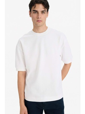 DeFacto Nefes Alabilen Kumaş Tişört B4844AX26SP