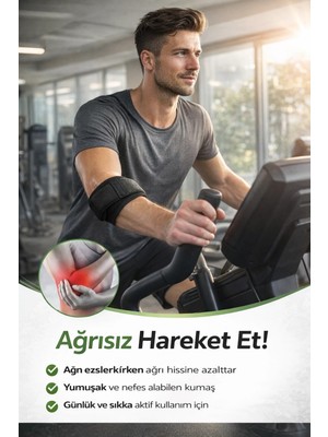 Pazarcan Epikondilit Bandajı – Tenisçi & Golfçü Dirseği Için Ayarlanabilir Destek