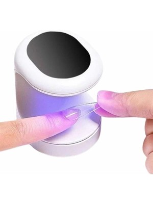 Pazarcan Mini Taşınabilir Kalıcı Oje Jel Tırnak Kurutucu Fototerapi Makinesi