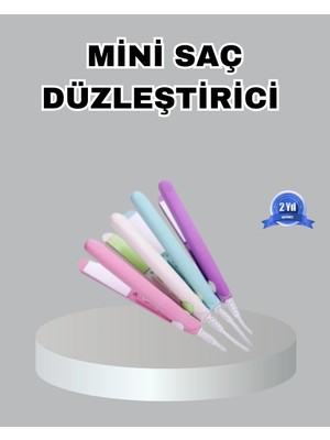 Pazarcan Mini Seramik Saç Düzleştirici – Kompakt Boy, 180°C Hızlı Isınma, Seyahat Tipi
