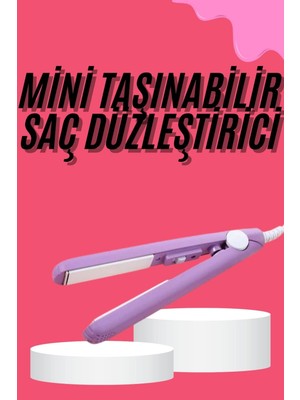 Pazarcan Saç Düzleştirici Pürüzsüz Parlaklık Seyahat Tipi Taşınabilir Seramik Kaplama