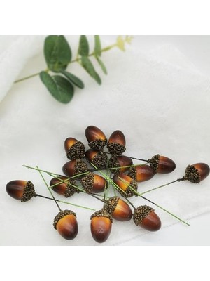 Mutlu Adım 10 Adet 3cm Yapay Meşe Palamudu