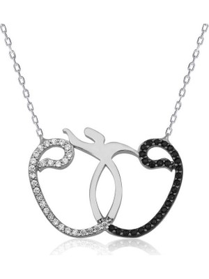 925 Ayar Gümüş Vav Semazen Kadın Gümüş Kolye PT2610675 (72)