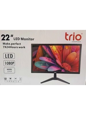 Tuba Toptaş Trio 22 TR-22WS 3ms 75Hz Vga+Hdmı Fhd LED Monıtor