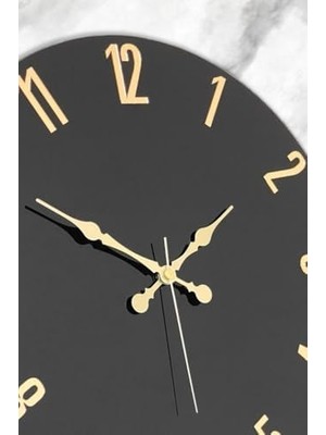 Storemax 41 cm Gerçek Ayna Pleksi Rakam Dekoratif Duvar Saati