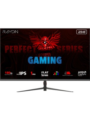 Tuba Toptaş Raydın MM24DFI-180HZ, 23.8&amp;quot;, 1ms, 180Hz, Full Hd, Hdmı, Dp, IPS Led, Flat, Frameless, Freesync Gaming Monitör