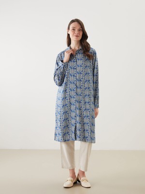 Lc Waikiki Yeni Sezon Desenli Kadın Gömlek Tunik