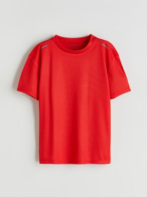 Lc Waikiki Yeni Sezon Bisiklet Yaka Baskılı Erkek Çocuk Tişört