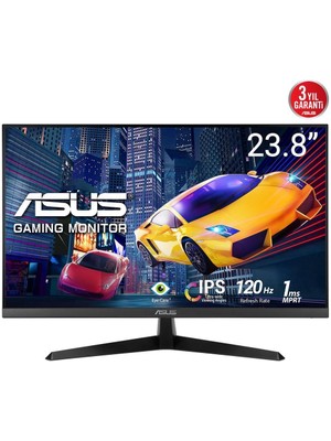 Tuba Toptaş Asus VY249HGR 23.8&amp;quot; 1ms, 120Hz, Full Hd, Hdmı, D-Sub, IPS Led, Anti Bakteriyel, Mavi Işık Filtresi, Eye Care, Gamıng Monitör