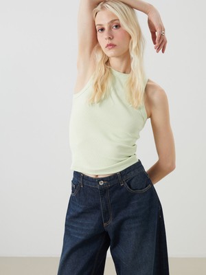 Lc Waikiki Yeni Sezon Bisiklet Yaka Dokulu Kadın Atlet