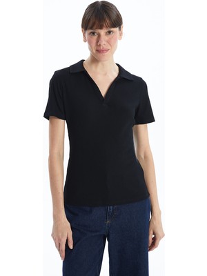 Lc Waikiki Yeni Sezon Polo Yaka Kadın Tişört