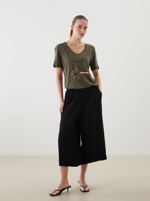 Lc Waikiki Yeni Sezon Beli Lastikli Kadın Kapri