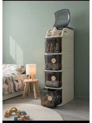 Follow Me Tekerlekli Dolap Nostalji Köşesi Pro Slim Gizli Tekerli Dolap