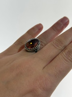 Hasyılmaz Sultan Taşlı 925 Ayar Gümüş Yüzük 13,50 Gram