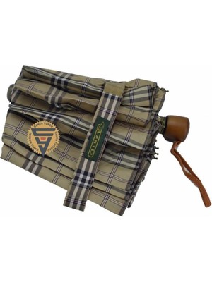 Normadia A238-L Otomatik Ekose A6 Şemsiye, Şık ve Hafif Tasarım