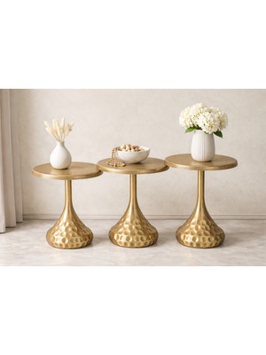 Valda Home 3 Lü Dövmeeskitmezigon Sehpa