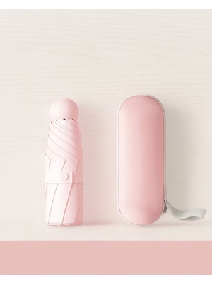 Normadia Rüzgarda Kırılmaz 6 Telli Çantalı Kapsüllü Elle Açılan Şemsiye