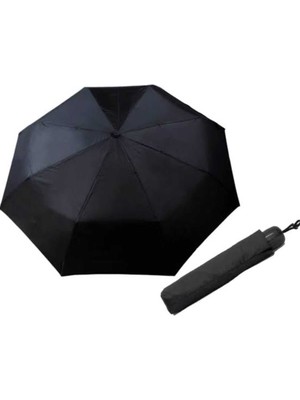Normadia Şık Siyah Hafif ve Taşınabilir Su Geçirmez Şemsiye