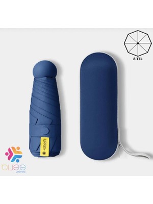 Normadia Lacivert Kapsüllü Şemsiye, Şık ve Pratik Tasarım