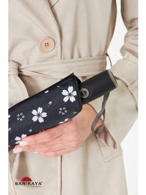 Normadia Tam Otomatik Siyah Kadın Şemsiye – Şık ve Hafif Koruma