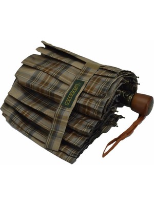 Normadia Renkli ve Şık Otomatik Ekose Şemsiye, Hafif ve Dayanıklı Tasarım