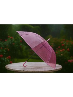 Renkli Çocuk Şemsiyesi, Şeffaf ve Eğlenceli Renk Seçenekleriyle