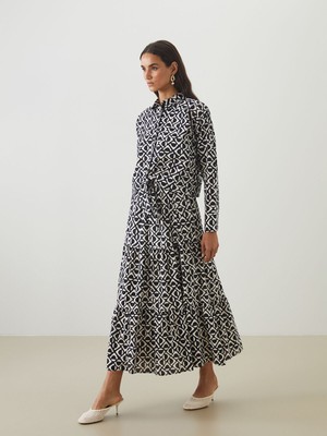 Lc Waikiki Yeni Sezon Beli Lastikli Desenli Katkat Etek