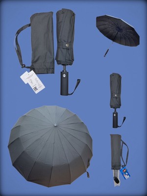 Normadia Ultra Dayanıklı Fiberglas 16 Fiber Tam Otomatik Şemsiye