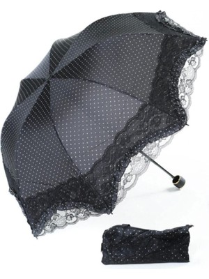 Şık ve Dayanıklı Bayan Taşımalı Şemsiye, Pratik Kullanım ve Zarif Tasarım