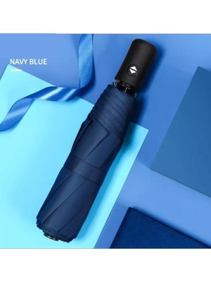 Normadia Tam Otomatik Çanta Boy Mavi Şemsiye, Şık ve Hafif Tasarım