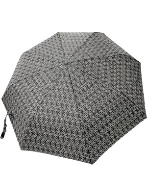 Şemsiye Tam Otomatik Siyah Desenli 7110A 7098