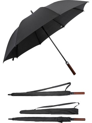 Erkek Kaliteli Baston, Rüzgar Koruma, Dayanıklı Fiber, 8 Telli, Şık Tasarım