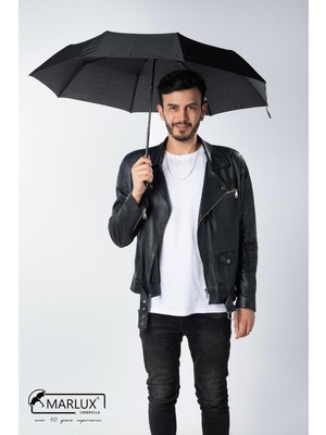 Şık Siyah Süper Mini Kadın Şemsiye, Hafif ve Taşıması Kolay