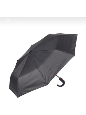 Otomatik Siyah Ahşap Görünümlü 8 Telli Erkek Şemsiye