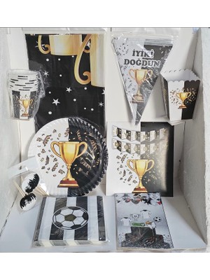 Partyy Bag Beşiktaş Kupalı Doğum Günü Kutlama Seti / Geniş Kapsamlı Kutlama Seti