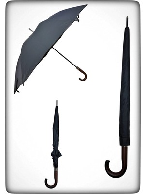 Normadia Kaliteli 8 Telli Fiber Baston Rüzgar Korumalı Şemsiye