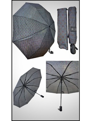 Rubenis Dayanıklı 3 Kırmalı 10 Telli Otomatik Açılır Şemsiye