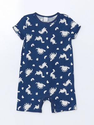 Lc Waikiki Yeni Sezon Dinozor Baskılı Erkek Bebek Tulum