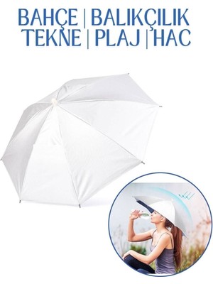 Normadia Çok Amaçlı Eller Serbest Kafa Şemsiyesi, 4 Mevsim Kullanım
