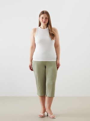 Lc Waikiki Yeni Sezon Bisiklet Yaka Taşlı Kadın Atlet