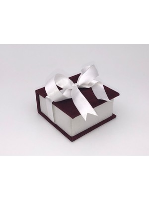 Hayran Kutu Ahşap Kadife Kurdeleli Elit Kelepçe Kutusu