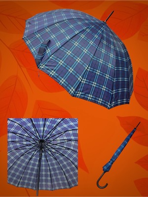 Rubenis Şık 16 Telli Premium Yağmur Şemsiyesi, Dayanıklı ve Güçlü Tasarım