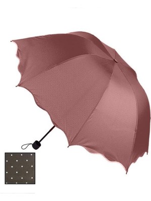 Normadia Mini Yarasa Model Benekli Çanta Boy Şemsiye, Unisex ve Katlanabilir