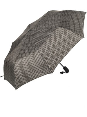 Siyah Desenli Otomatik Kadın Şemsiye, Şık ve Pratik Kullanım