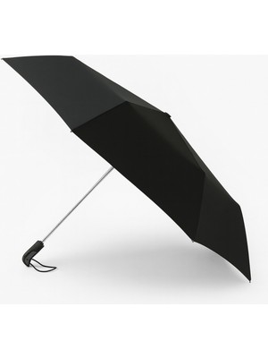 Katlanabilir Fiber Glass Siyah Şemsiye, Uv Koruma ve Kılıf Içerir